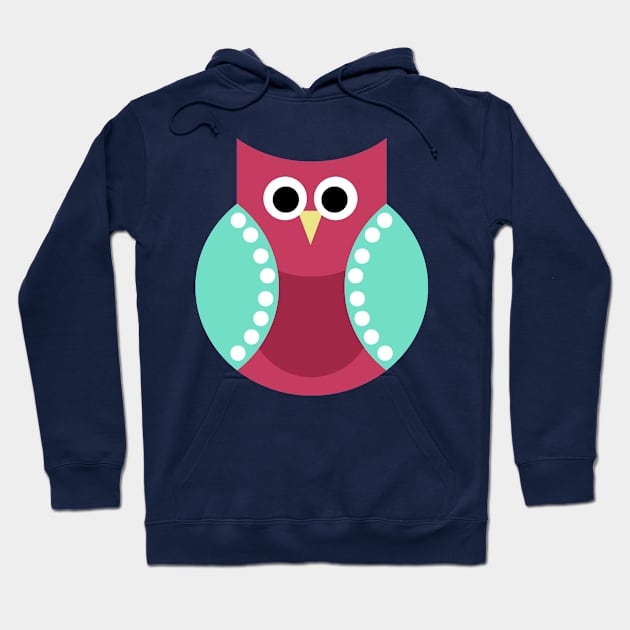 Cute Owl (Version Two) Hoodie by albdesigns